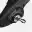 Side view showing the flush, aerodynamic integration between the cleat and the pedal body