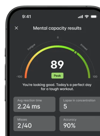 Mental capacity assessment screen in Wahoo app